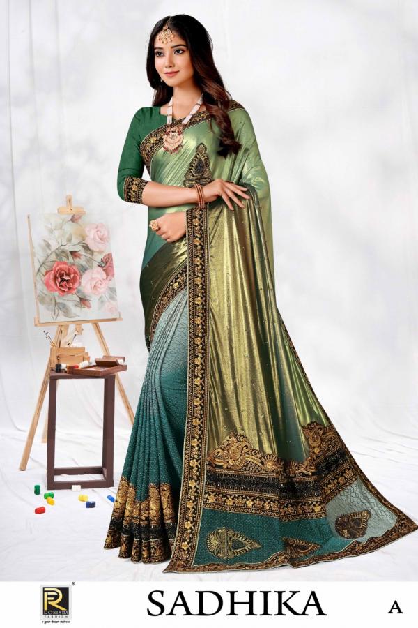 Ronisha Sadhika Designer Exclusive Lycra Saree Collection